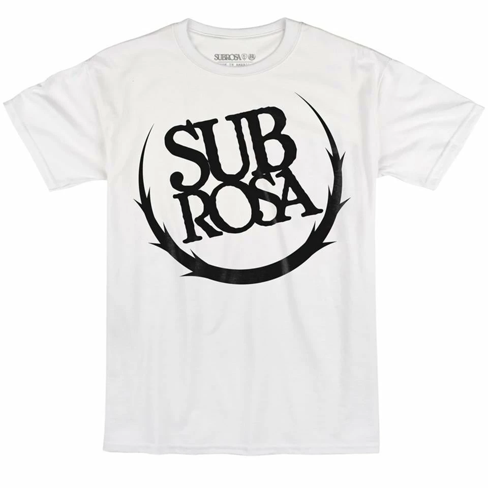 Subrosa Big Crest Short Sleeve T-Shirt - White