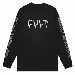 Cult Scribble Long Sleeve T-Shirt - Black