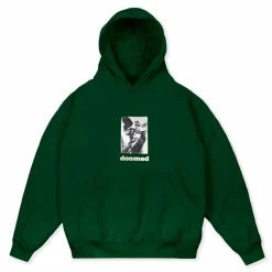 Doomed Statue Hoodie - Green