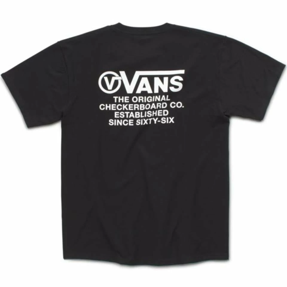 Vans Distortion Type Short Sleeve T-Shirt - Black - Image 2