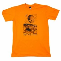 Fast And Loose Rotted Earth T-Shirt - Orange