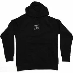 Fast And Loose Embroidered Hoodie - Black