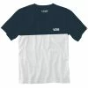 Vans Colorblock T-Shirt - White/Dress Blues