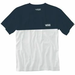 Vans Colorblock T-Shirt - White/Dress Blues