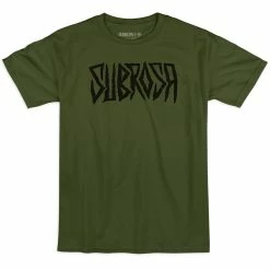 Subrosa Carved Short Sleeve T-Shirt - Military Green