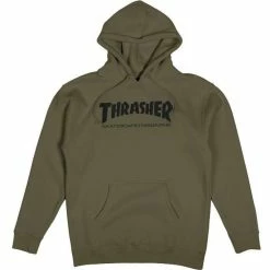 Thrasher Skate Mag Hoodie - Army