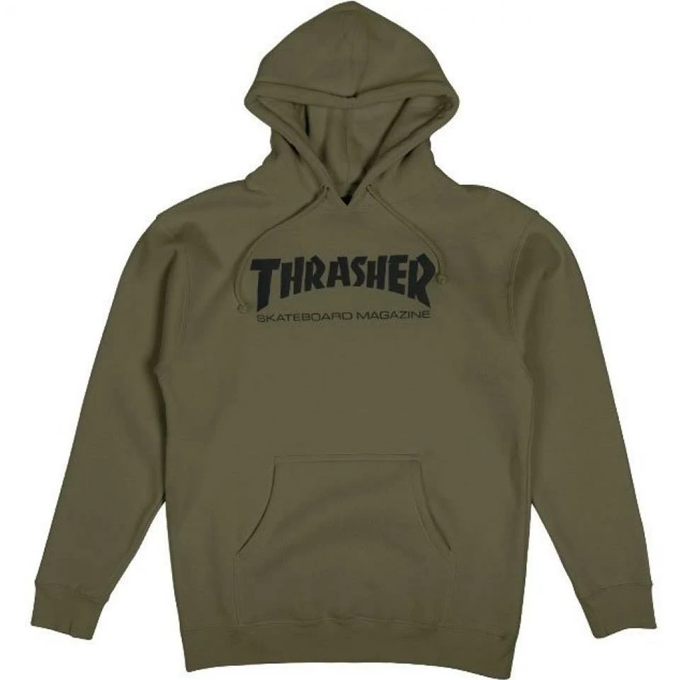 Thrasher Skate Mag Hoodie - Army