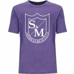 S&M Kids Big Shield T-Shirt - Purple Rush