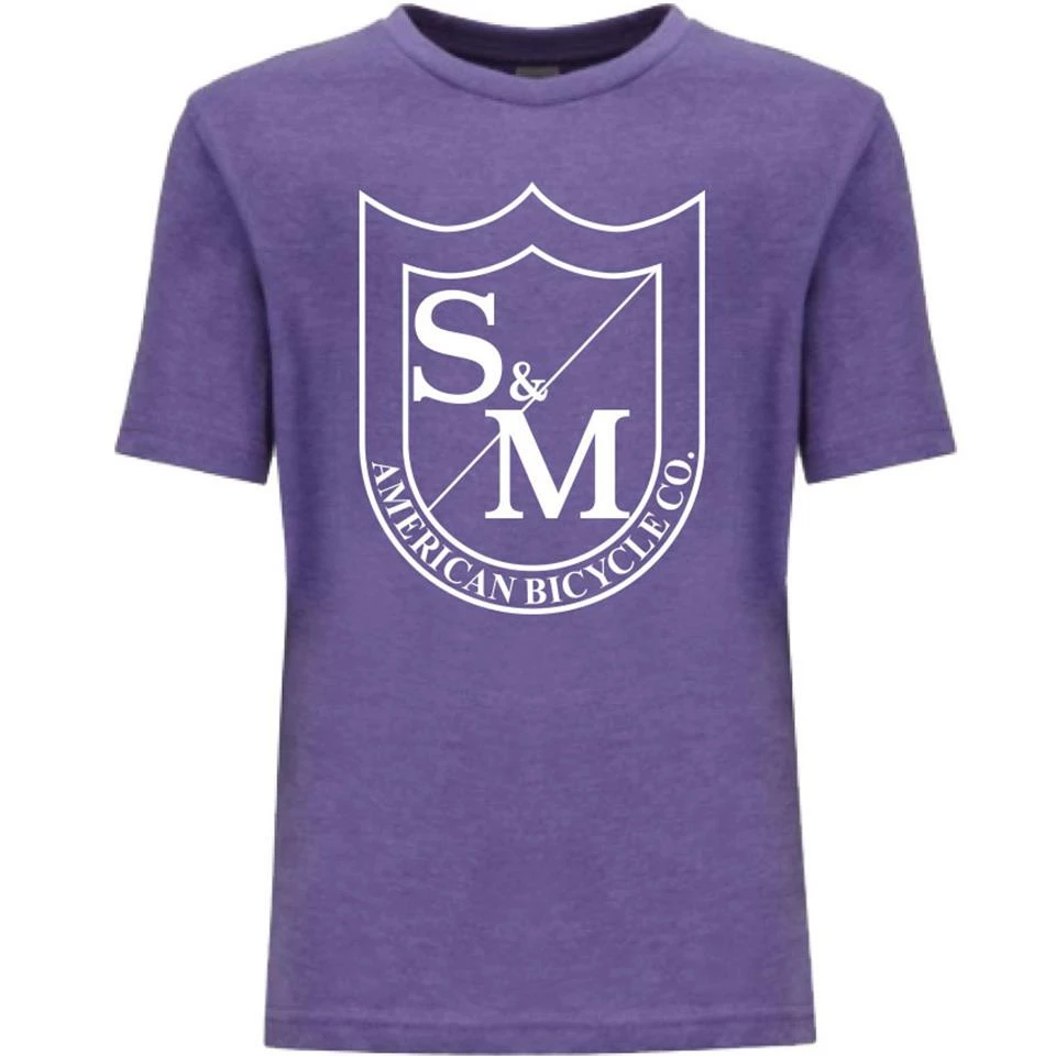 S&M Kids Big Shield T-Shirt - Purple Rush