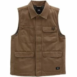 Vans X Courage Adams Drill Chore Vest - Dirt