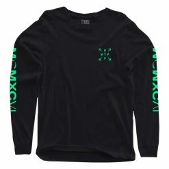 Wethepeople Architect Bullet Long Sleeve T-Shirt - Black