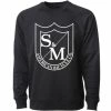 S&M Big Shield Crew Neck Sweatshirt - Black