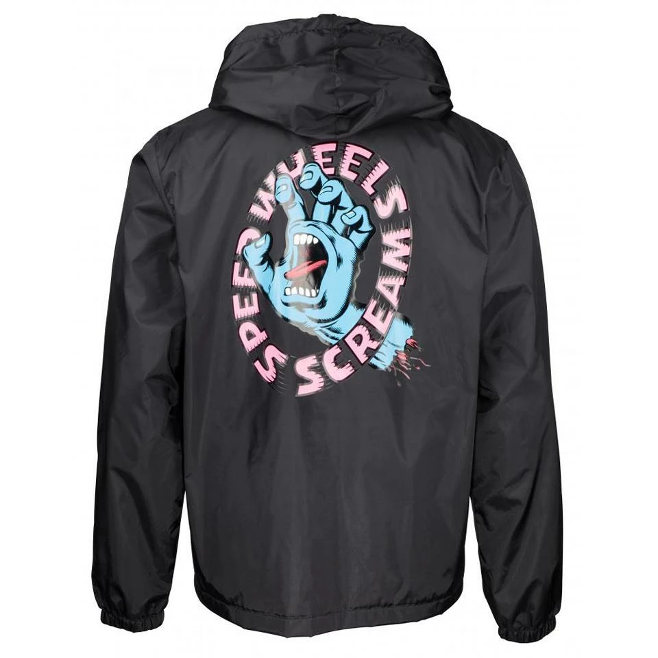 Santa Cruz Screaming Hand Coach Jacket - Black - Image 2