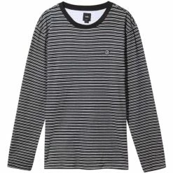 Vans Striped Long Sleeve T-Shirt - Black/White