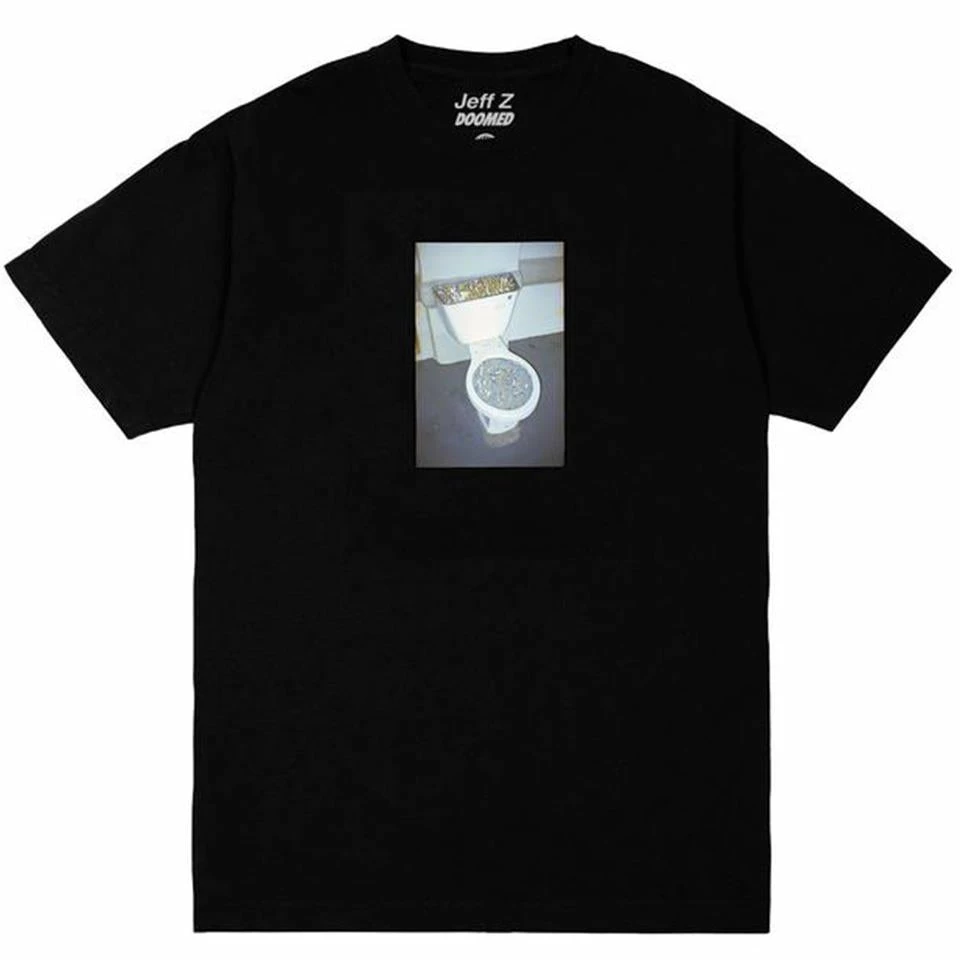 Doomed X Jeff Z Ashtray T-Shirt - Black