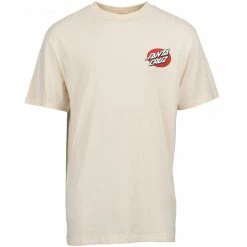 Santa Cruz Dressen Razor AD T-Shirt - Cream