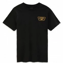 Vans Full Patch Back T-Shirt - Black/Saffron