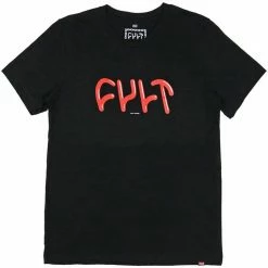 Cult Shiny T-Shirt - Black