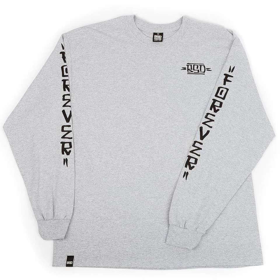 BSD Gangland Long Sleeve T-Shirt - Heather Grey