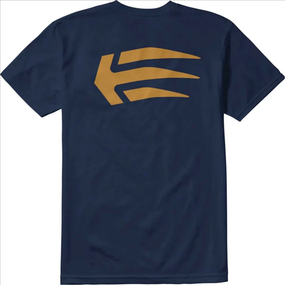 Etnies Joslin T-Shirt - Navy/Gold - Image 2