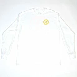 Blast Round Logo Longsleeve T-Shirt - White