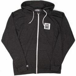 Source Block Premium Zip Hoodie - Black Heather