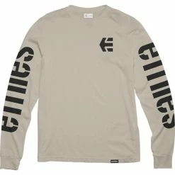Etnies Icon Long Sleeve T-Shirt - Natural