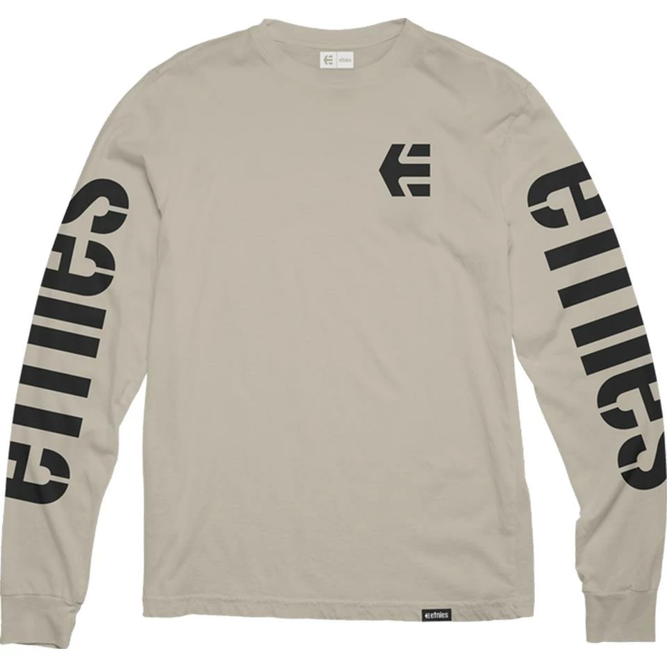 Etnies Icon Long Sleeve T-Shirt - Natural