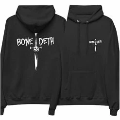 Bone Deth Dagger Hoodie - Black