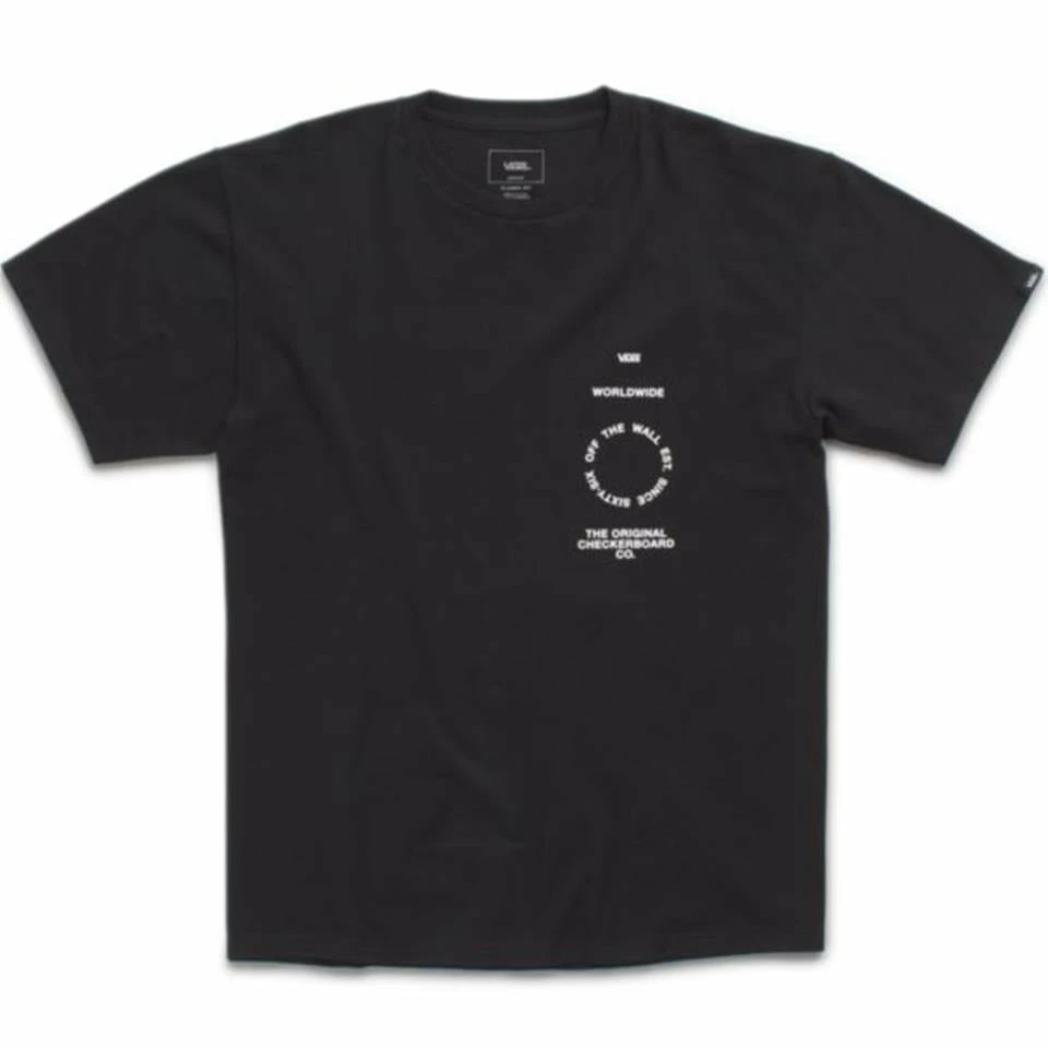 Vans Distortion Type Short Sleeve T-Shirt - Black