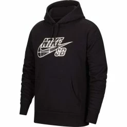 Nike SB HBR Logo Hoodie - Black/White