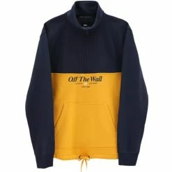 Vans Frequency Quarter Zip Pullover - Saffron/Dress Blues