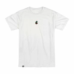 Subrosa Rose Embroidery T-Shirt - White