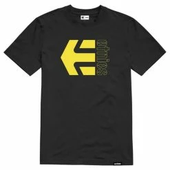 Etnies Corp Combo T-Shirt - Black/Yellow