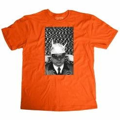 Shadow Tin Foil T-Shirt - Orange