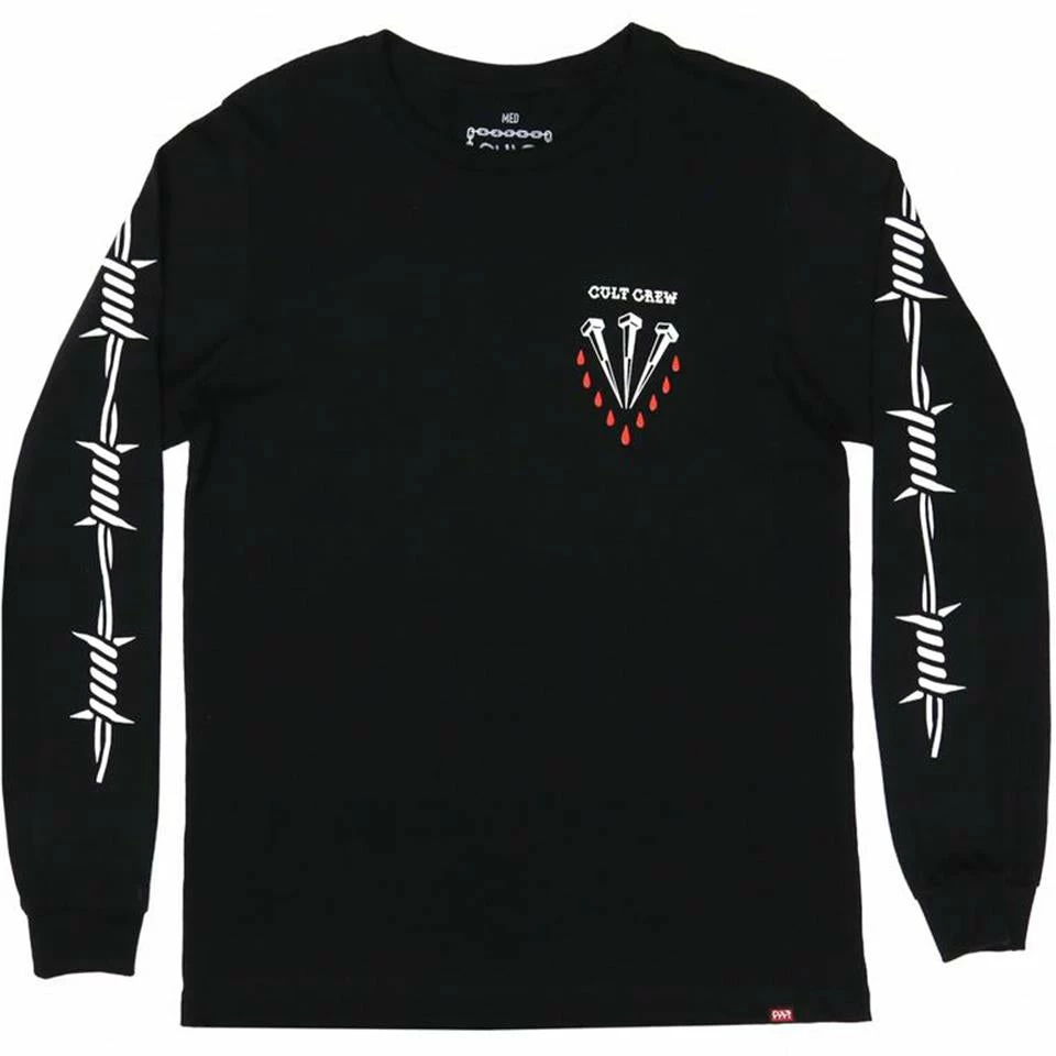 Cult Dehart Long Sleeve T-Shirt - Black