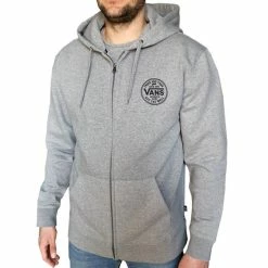 Vans Tried & True Zip Hoodie - Cement Heather