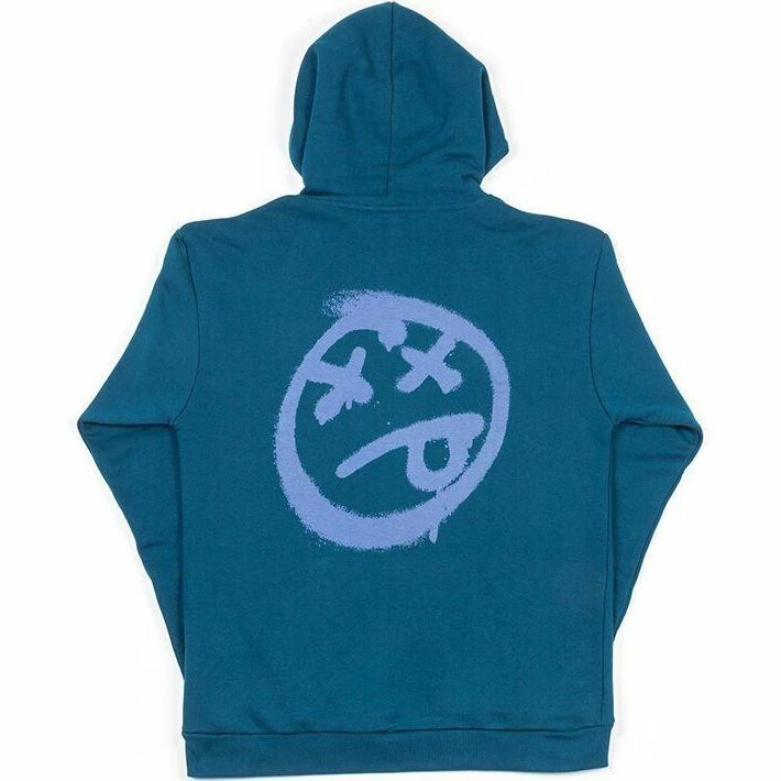 BSD Acid Face Sweatshirt - Blue - Image 2
