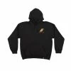 United Reborn Hoodie - Black With Orange Print
