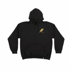 United Reborn Hoodie - Black With Orange Print