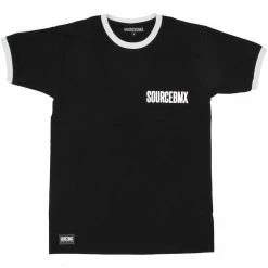 Source Premium Ringer Tee - Black
