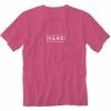 Vans Easy Box Short Sleeve T-Shirt - Fuchsia Purple