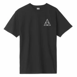 Huf Essentials Triple Triangle T-Shirt - Black