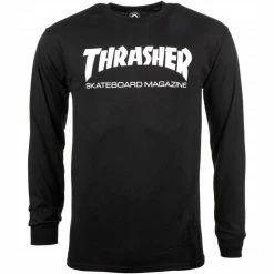 Thrasher Skate Mag Long Sleeve Tee - Black