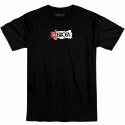 Subrosa Boxed Short Sleeve T-Shirt - Black