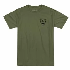 Subrosa Jumped T-Shirt - Army Green