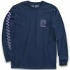 Vans Off The Wall Classic Long Sleeve T-Shirt - Dress Blues