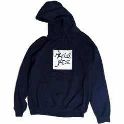Marie Jade Patch Hoodie - Navy