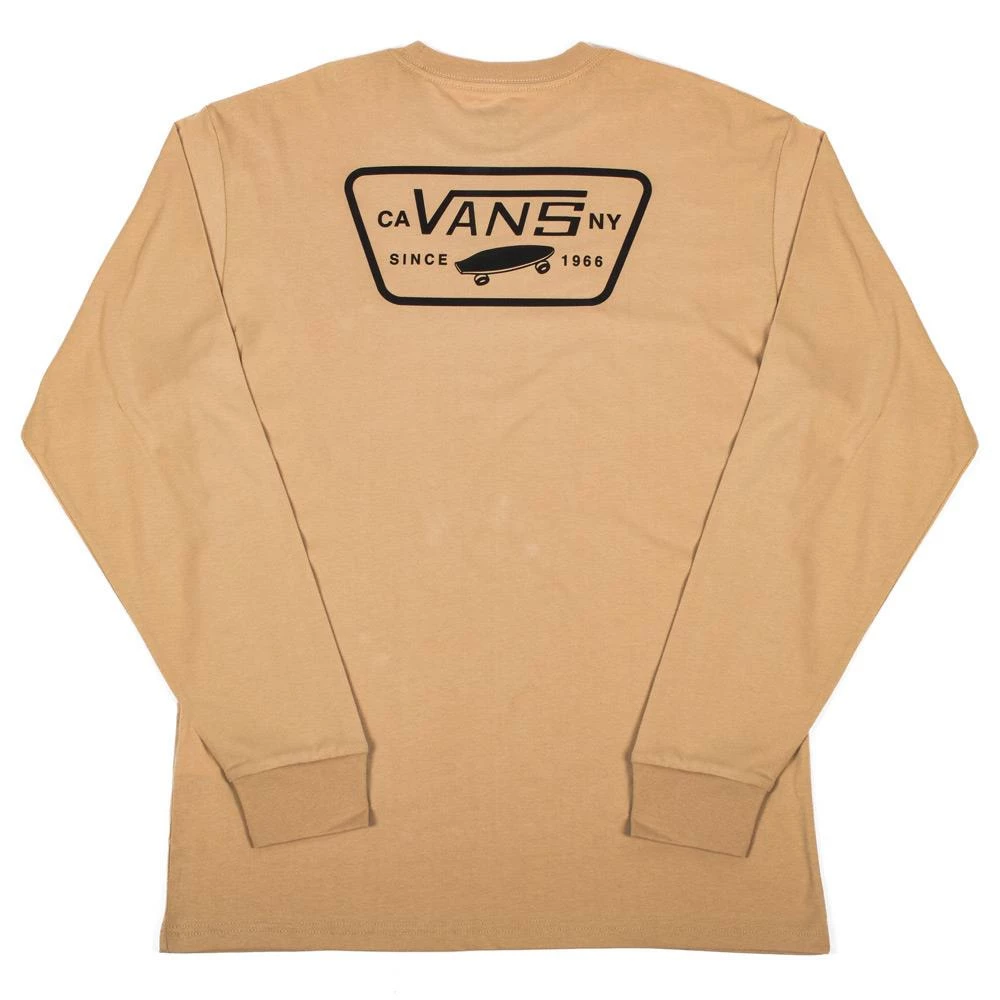 Vans Full Patch Back Long Sleeve T-Shirt - Taos/Taupe - Image 2