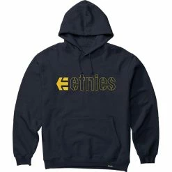 Etnies E-Corp Hoodie - Navy/Yellow